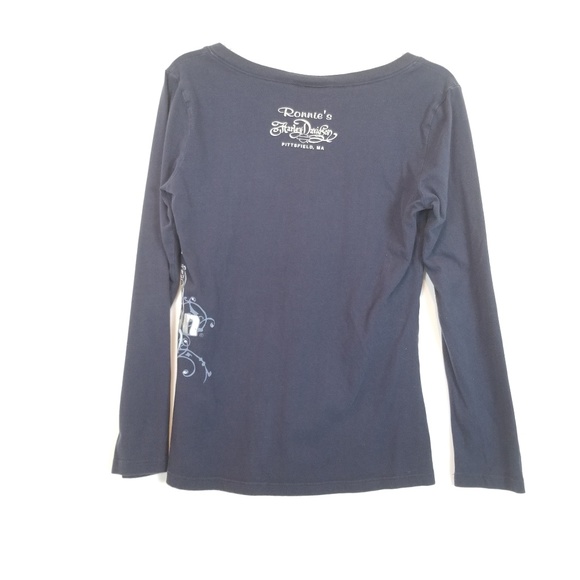 Harley Davidson Women's Graphic Tee - Medium - Picture 2 of 8